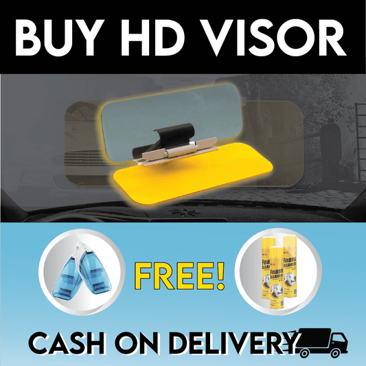 HD VISOR PLUS FREE CAR VACUUM CLEANER AND MULTI- PURPOSE CLEANER
